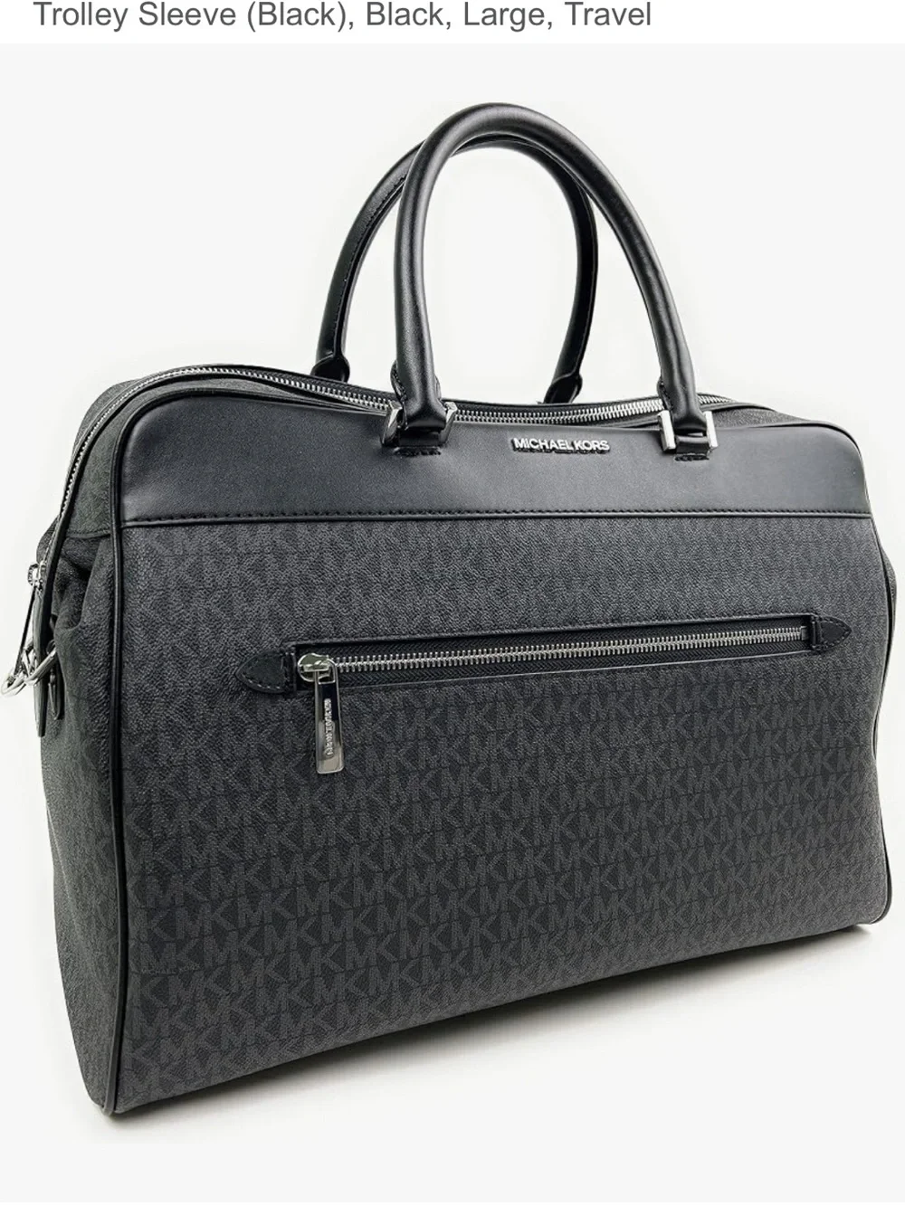 Michael Kors Black Logo Travel Briefcase